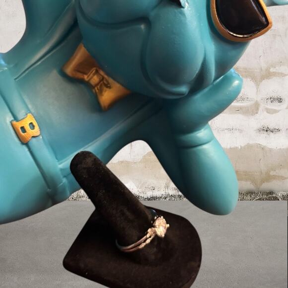 Giani Bernini NWT Cubic Zirconia Sterling Silver Double Band Ring Size 8 - Picture 5 of 9